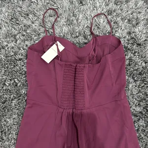 Abercrombie & Fitch Camille Midi Dress in Dark Purple, Size M​​ thumbnail 5
