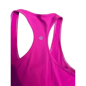 Lululemon Racerback Tank Top Pink Size 4 Womens Athletic Wear/fair condition thumbnail 5
