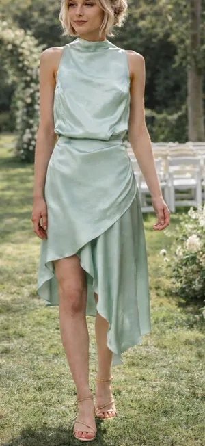 Elliatt Alaia midi dress in a pistachio/light‎ green NWT small thumbnail 1