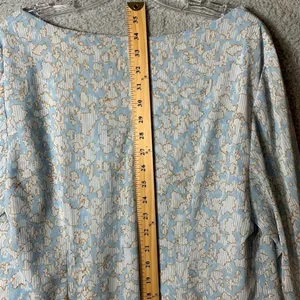Gabrielle Union Fashion to Figure Dress 0 (XL/12) Blue Bell‎ Sleeve Oversized thumbnail 10