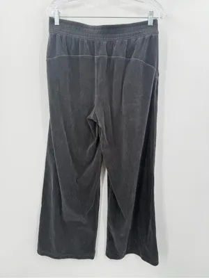 Lululemon Scuba‎ Mid-Rise Wide-Leg Pant Velvet Cord Gray Size 8 Women's thumbnail 2