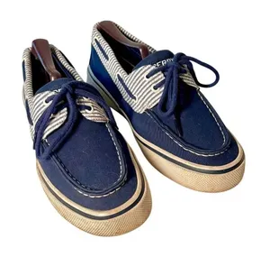 Sperry Top-Sider Seer Sucker Blue Stripes Deck Boat Casual Shoes Women’s US 7 thumbnail 1