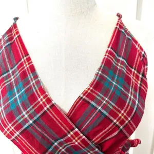 Urban Outfitters red Amanda belted wrap dress thumbnail 5
