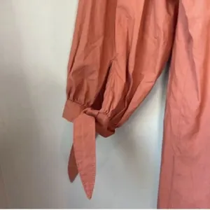 Abercrombie & Fitch Poplin Off The Shoulder Mini Dress thumbnail 6