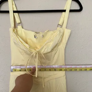 HOUSE‎ OF CB 'Carmen' Buttercup Bustier Sundress yellow NWOT size XS thumbnail 7