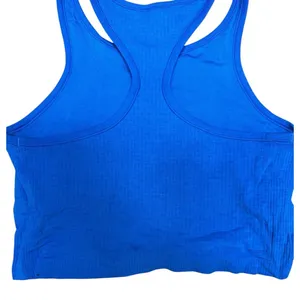 Lululemon Ebb to‎ Street Cropped Racerback Tank Top Poolside Women's Size 12 thumbnail 4