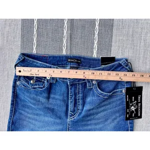 NWT Women True Religion Jennie Curvy Mid Rise Skinny sz 29 New thumbnail 8