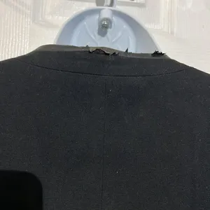 ‎Loft Leather Trimmed Black Blazer Size M thumbnail 5