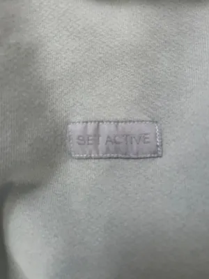 SET ACTIVE HALF ZIP SWEATSHIRT SIZE S! thumbnail 4