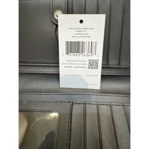 Kate Spade New York Staci Colorblock‎ Large Slim Bifold Wallet Grey White thumbnail 5