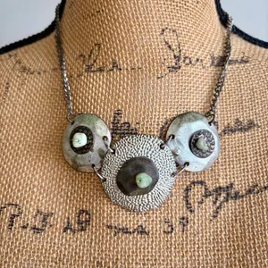 Boutique Boho Metal Necklace thumbnail 1