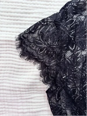 Women's Avidlove Black Lace Chemise Sleepwear Size M New thumbnail 6