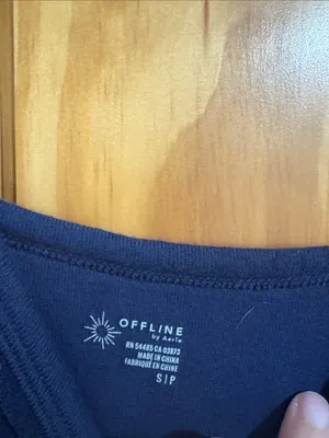 Aerie Offline Size Small Blue New With Tags Dress thumbnail 2