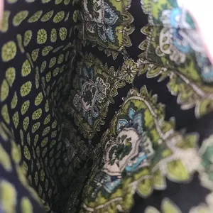 Vera Bradley Handbag Tote Petal Paisley Quilted Classic‎ Front Pocket Bohemian thumbnail 3