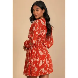 Lulu’s Women’s Dress Autumn Dreams Floral Print NWT thumbnail 3