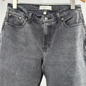 Abercrombie & Fitch Curve Love Low Rise Baggy Jean in Gray Size 27 or 4 Long thumbnail 5
