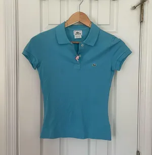 Y2K Lacoste Baby Blue Polo thumbnail 1