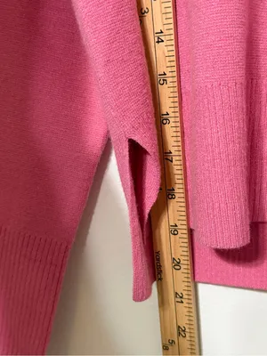 Abercrombie & Fitch Pink Crewneck Sweater Size XS Knit Stretch Bubblegum Summer thumbnail 9