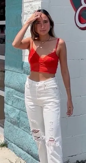 Levi’s high waisted white wedgie straight leg raw hem button fly jean pants 26 thumbnail 1