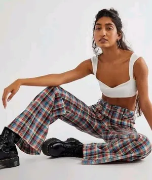 Free People Women’s Cristina Low-Rise Flare Pants A12 thumbnail 1