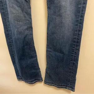 BKE Womens Jeans 28x29 Waist 28” Sabrina Mid Rise Boot Cut Dark Blue Wash Denim thumbnail 7