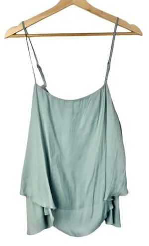 Free People Intimately Light Blue Layered Cami Tank‎ Top M thumbnail 1