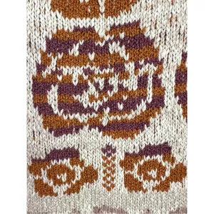 Free People Notes Of Rose Sweater Vest Neutral Combo Small NWT Bohemian Preppy thumbnail 8