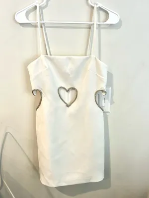 Nasty Gal Heart cut out mini dress thumbnail 3