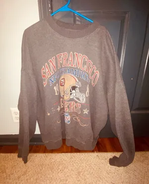 Abercrombie and fitch nfl San Francisco 49ers sweatshirt size xxl thumbnail 1