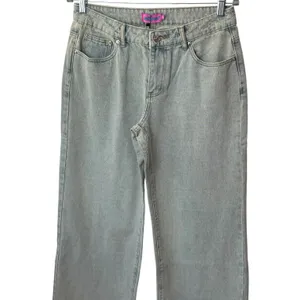 NEW Edikted‎ Low Rise Wide Leg Acid Washed Jeans Capsule Skater Grunge M thumbnail 3