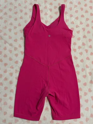 Lululemon align onesie sonic pink size 6 thumbnail 1