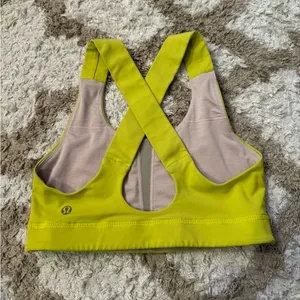 🛎️ Clearance Size 4 Lululemon All Sport Bra (Yellow Color) thumbnail 3