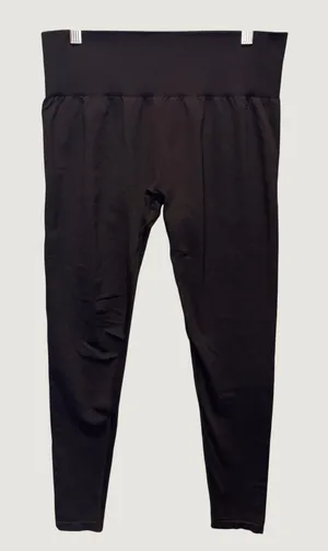 1912 | NWT Halara High Waisted Seamless Compression Full Length Leggings Black L thumbnail 1