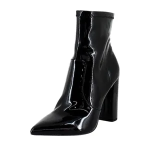 Jessica Simpson Narelle Women's Boots Black Patent Size 8.5 M‎ thumbnail 2
