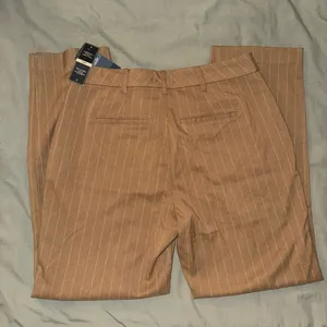 Abercrombie & Fitch Pants Women's Medium Brown Striped Slack Cropped Relaxed thumbnail 4