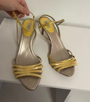 yellow furla heels thumbnail 1