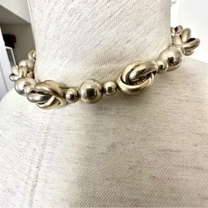 Silver tone necklace thumbnail 8