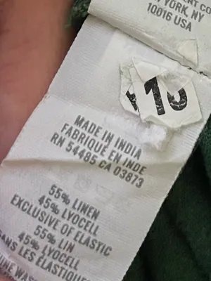 Aerie Ruffle Linen Lyocell Blend Midi Dress in Green Size Medium thumbnail 5