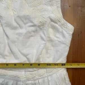 Free People Dress 4 White Birds of a Feather Mini Boho Cottagecore Women's thumbnail 9