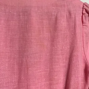 Vintage Pink Lace Trim Ruffle Flounce Hem Belted Midi Dress S thumbnail 12