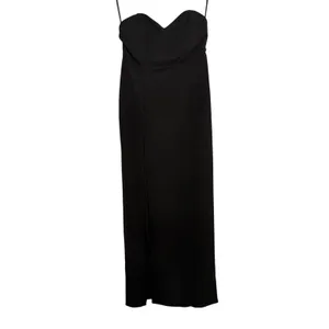 o.p.t Votna Evening Elegant Side Split Stretch Minimalist Strapless Maxi Dress 6 thumbnail 2