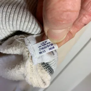 American Eagle Y2K Cream Sherpa Lined Zip Hoodie Athletic Fit‎ Large Eagle Logo thumbnail 9