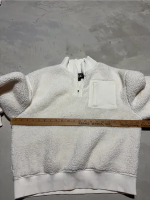 UGG janeann half zip Cream Sherpa Pullover large thumbnail 6