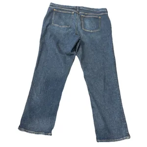 Abercrombie Fitch Womens 18 R 34‎ The 90's Straight Mid Rise Curve Love Jeans thumbnail 2