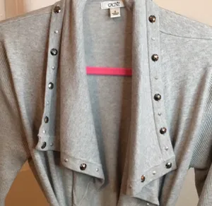 Caché Vintage Y2K Embellished Studded Wrap Cardigan Belted thumbnail 5