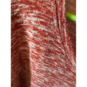 Umgee USA Red Space Dye Tiered Bell Sleeve Knit Top Large thumbnail 3