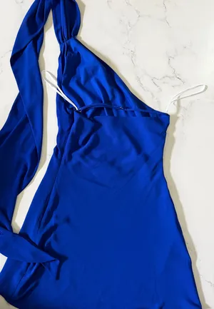 Lulus Blue Dress thumbnail 4