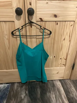 Green/Blue Tank Top Green Size 1X thumbnail 3