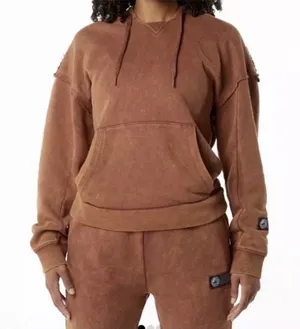 ALPHALETE Women’s Terry Oversized Hoodie - Bloodstone ,Size Large thumbnail 1