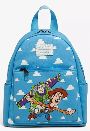 Loungefly x Disney Pixar Toy Story Woody & Buzz Clouds Mini Backpack SOLD OUT thumbnail 1
